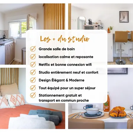 Cosy Climatise Proche Bordeaux Apartament